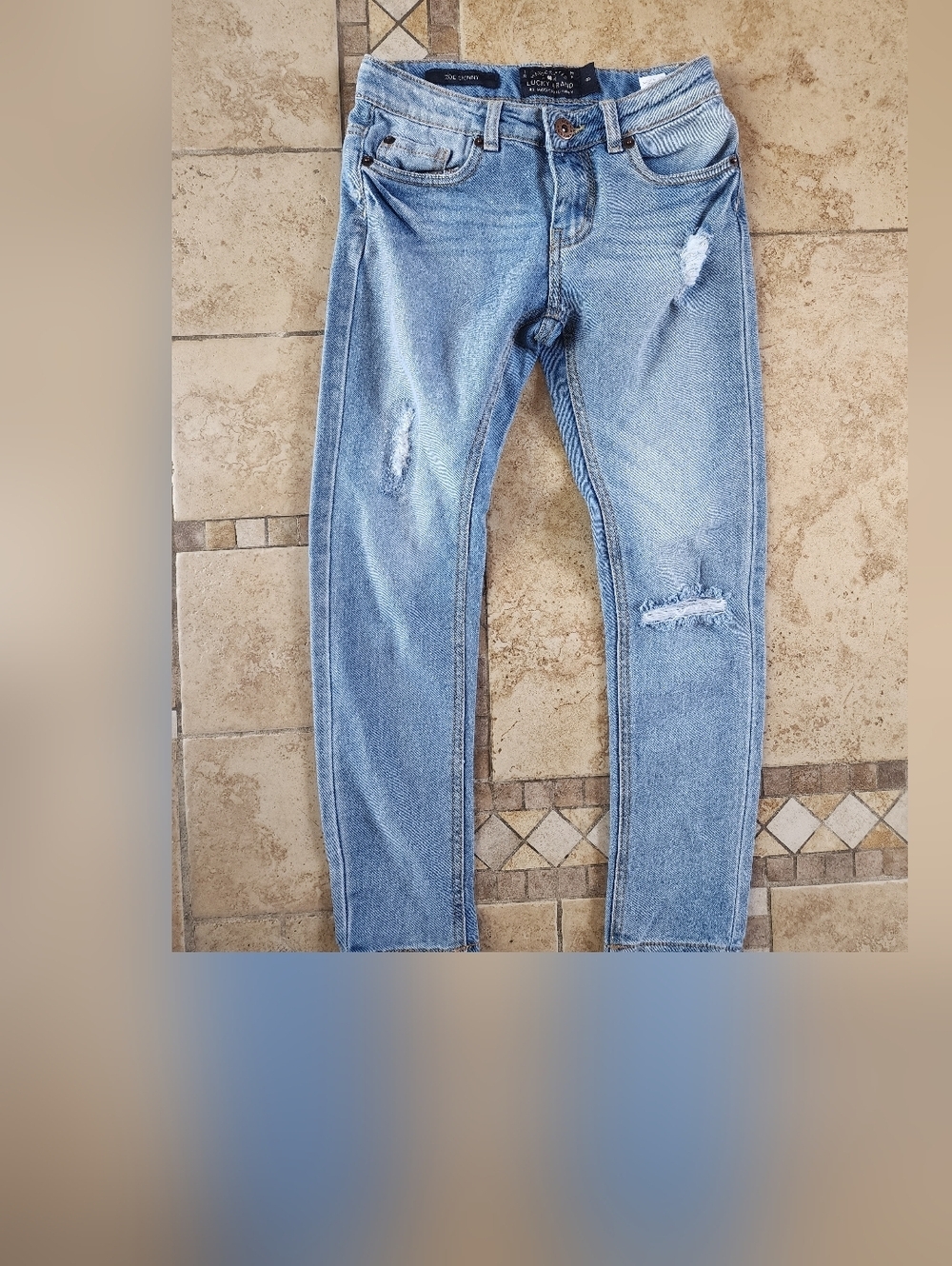 Lucky Brand Light Blue Zoe Skinny Jeans